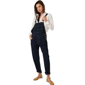We The Free Ziggy Denim Overalls NWT Women's M Midnight Straight Leg OB1194398